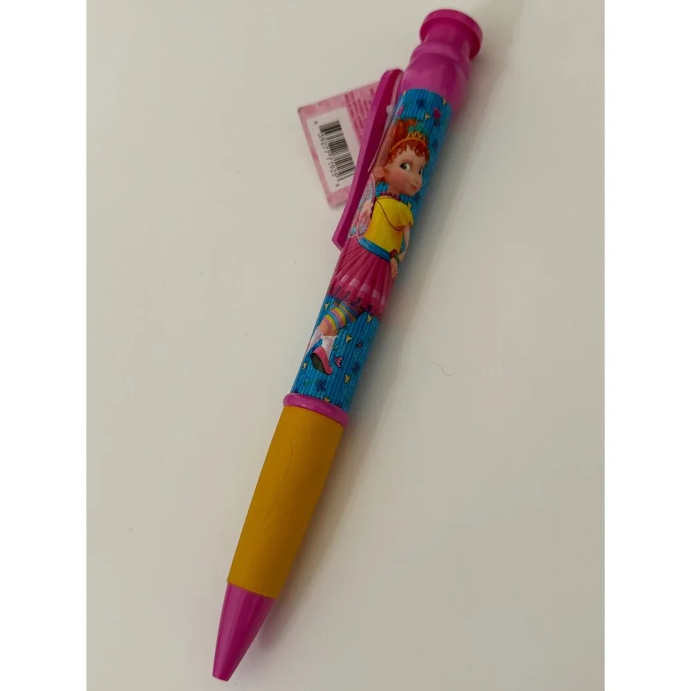 Disney Junior Fancy Nancy Jumbo Pen Pink Yellow Blue 2019 New With Tags